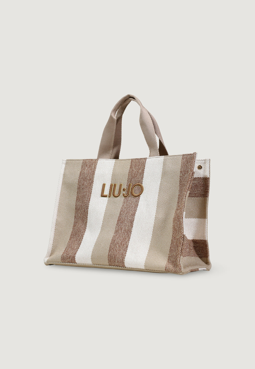 Borsa Liu-Jo L TOTE STRIPED CANVAS