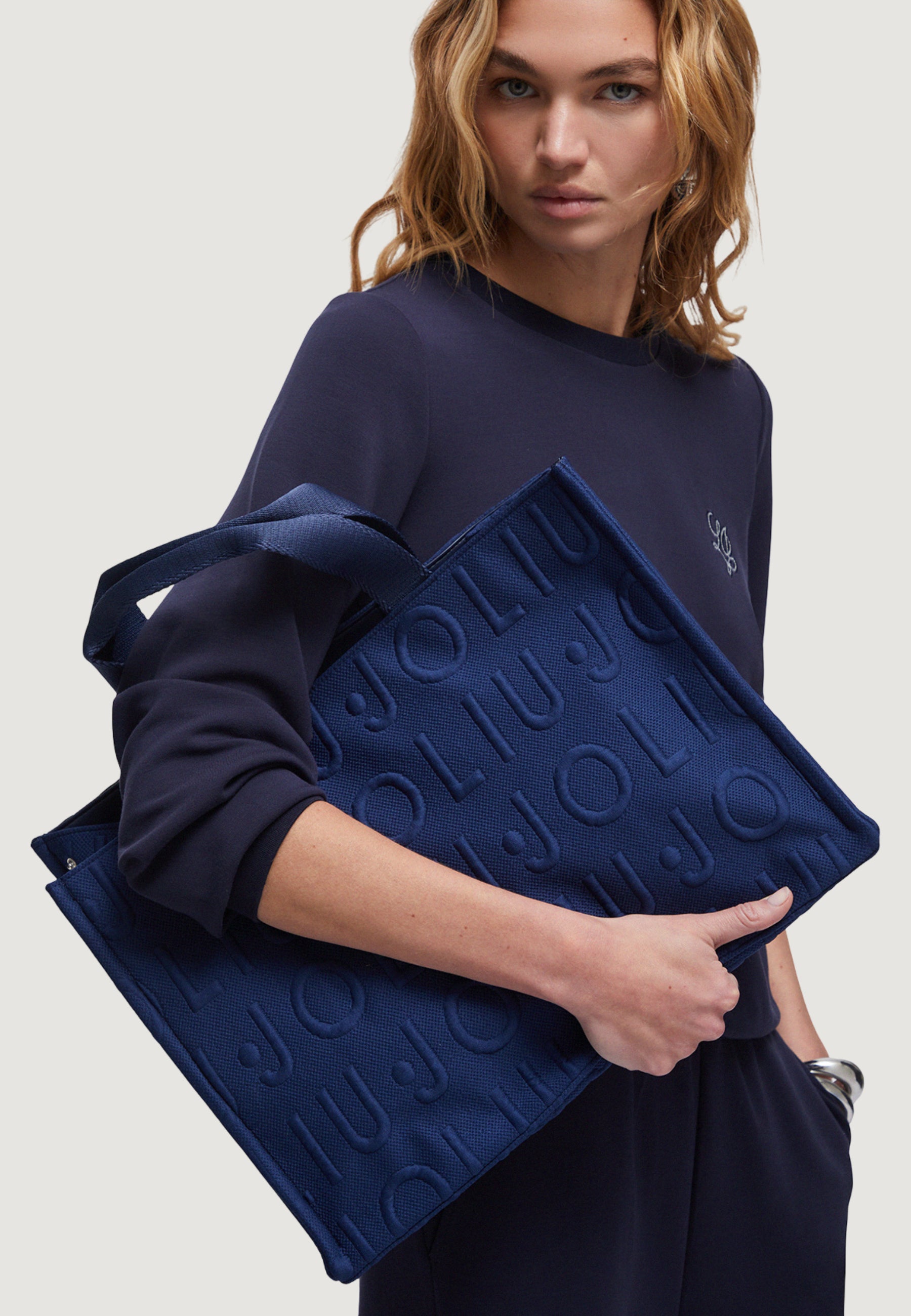 Borsa Liu-Jo L TOTE LOGO BUBBLE