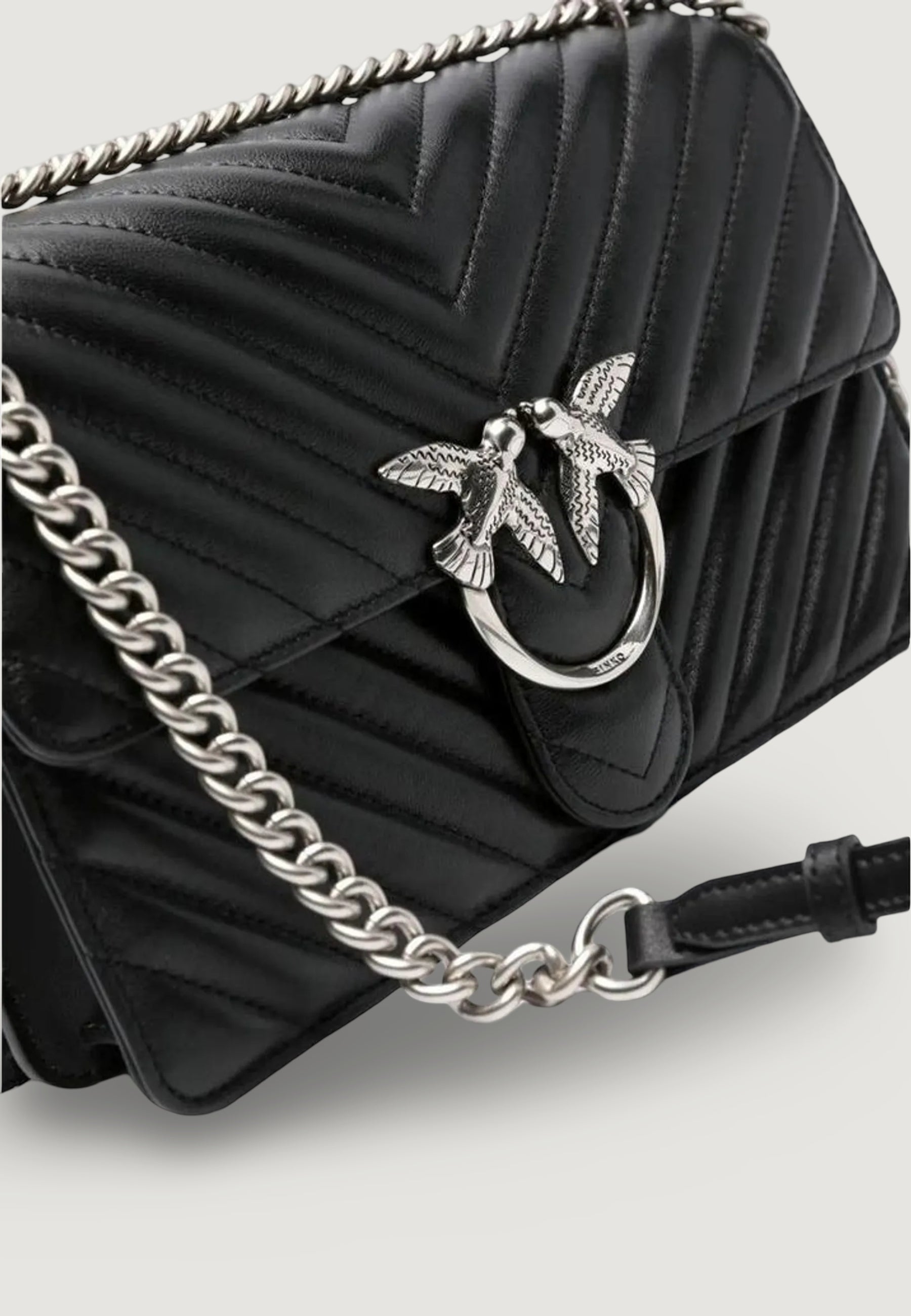 Borsa Pinko LOVE ONE CLASSIC DC SHEEP NAPPA CHEVRON