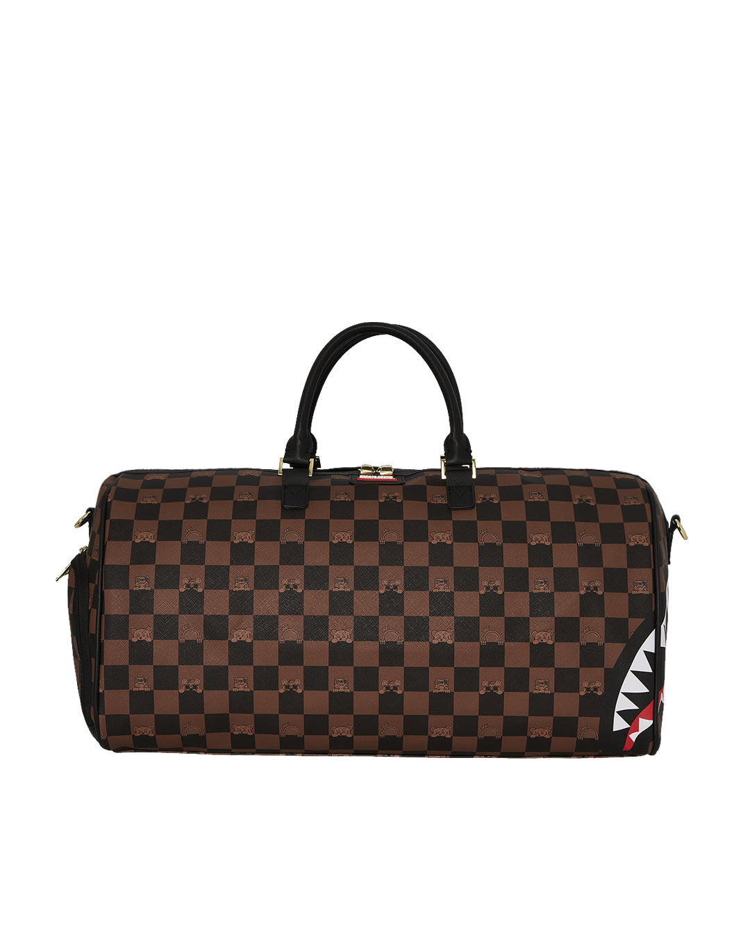 Borsa Sprayground PEEKING CHARACTER CHECK DUFFLE