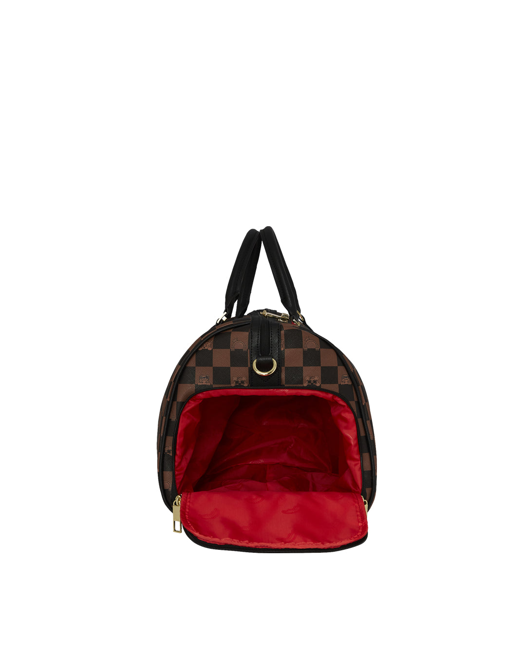 Borsa Sprayground PEEKING CHARACTER CHECK DUFFLE