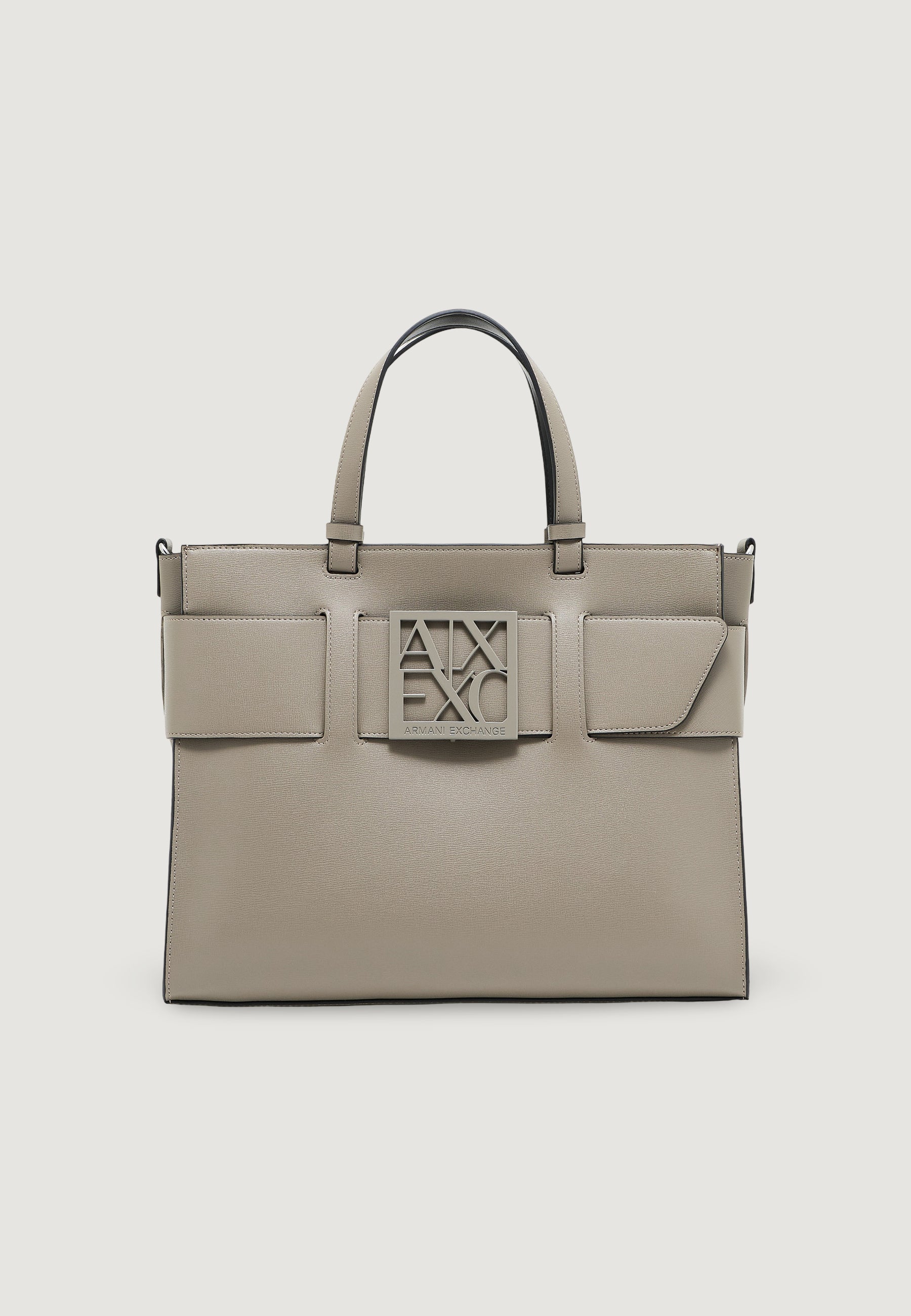 Borsa Armani Exchange LOGO QUADRATO