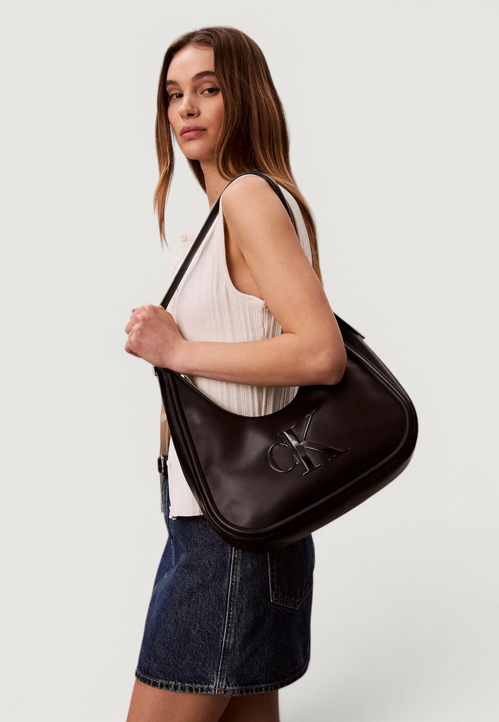 Borsa Calvin Klein BOLD CK CRESCENT