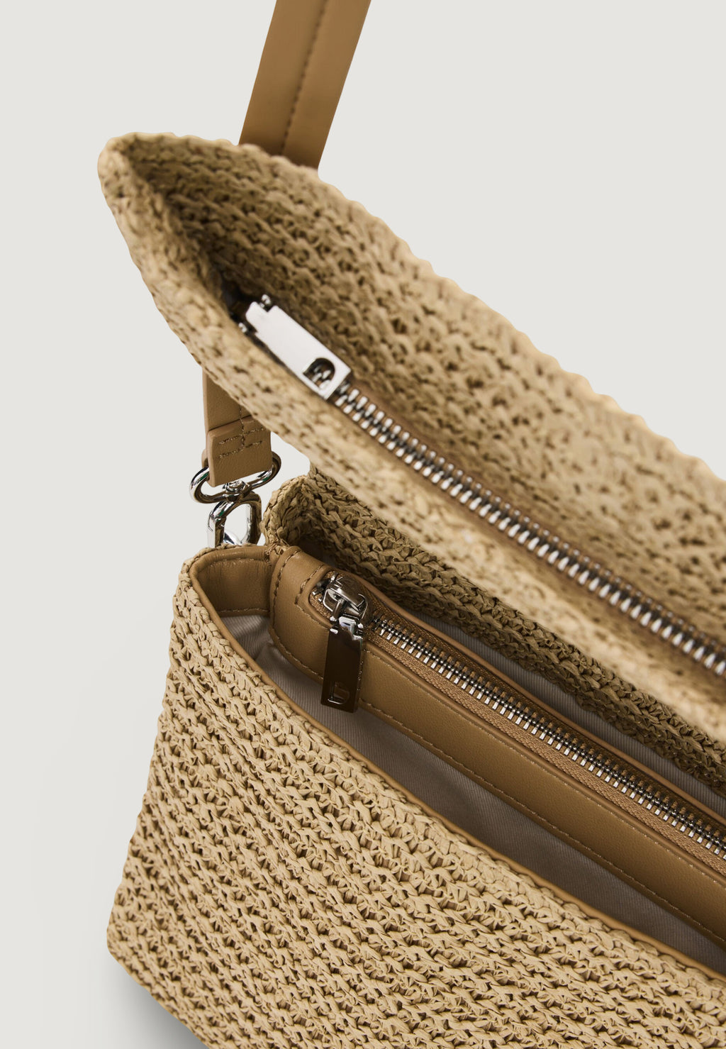 Borsa Desigual BAG_HALF LOGO RAFFIA VE