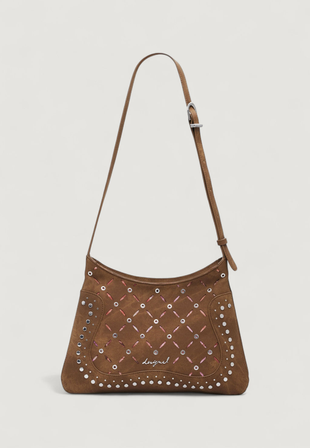 Sac Femme Sac à Main Desigual BAG_HALF HAVANA CAMEL Pour Femme Sac Femme Sac à Main Desigual BAG_HALF HAVANA CAMEL Pour Femme