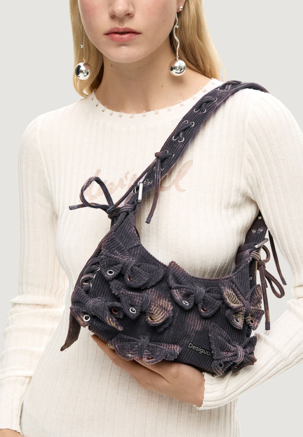 Borsa Desigual BAG_REPRISE HAITI CORDUROY NICK