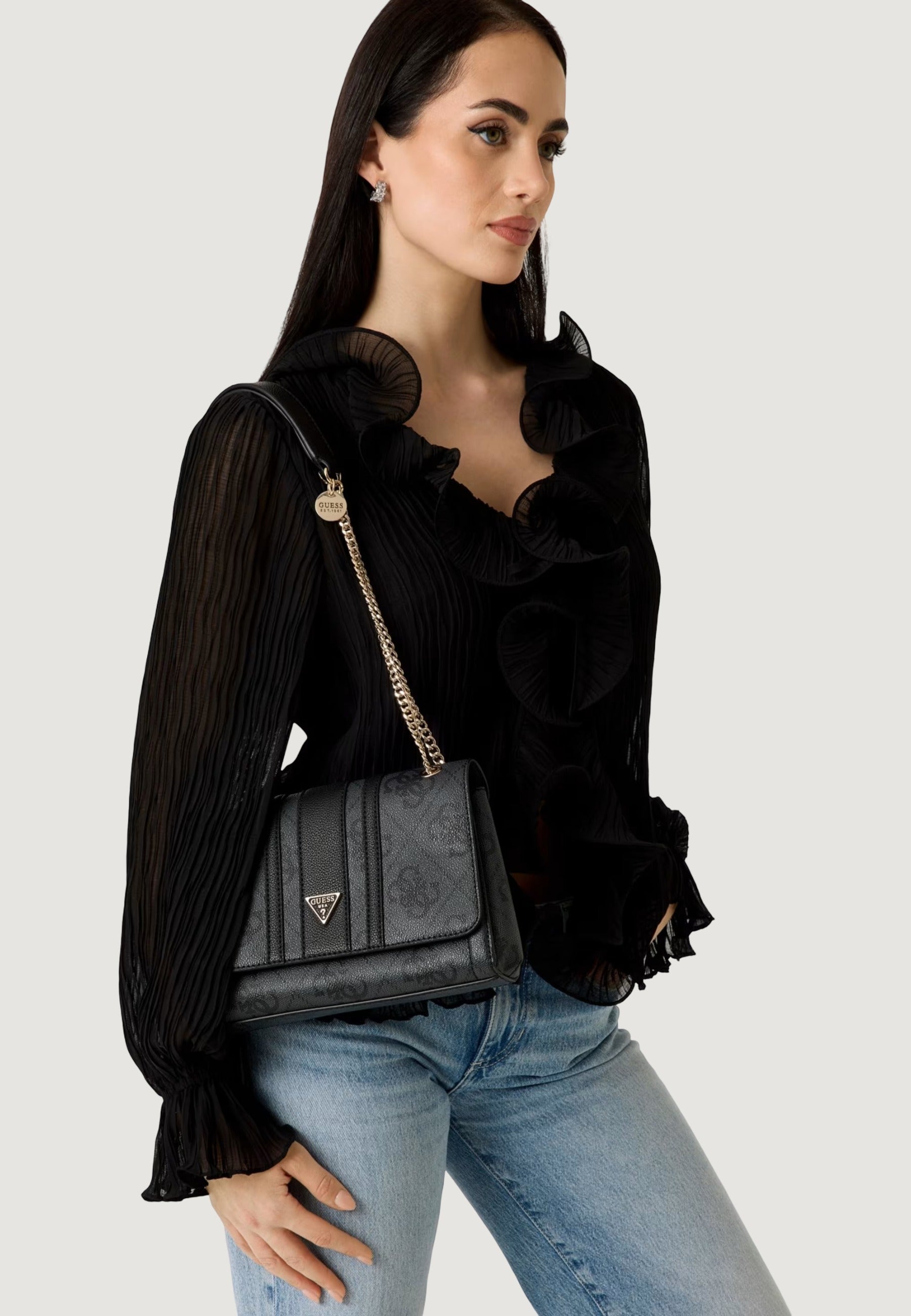 Borsa Guess ELSIE SHOULDER BAG