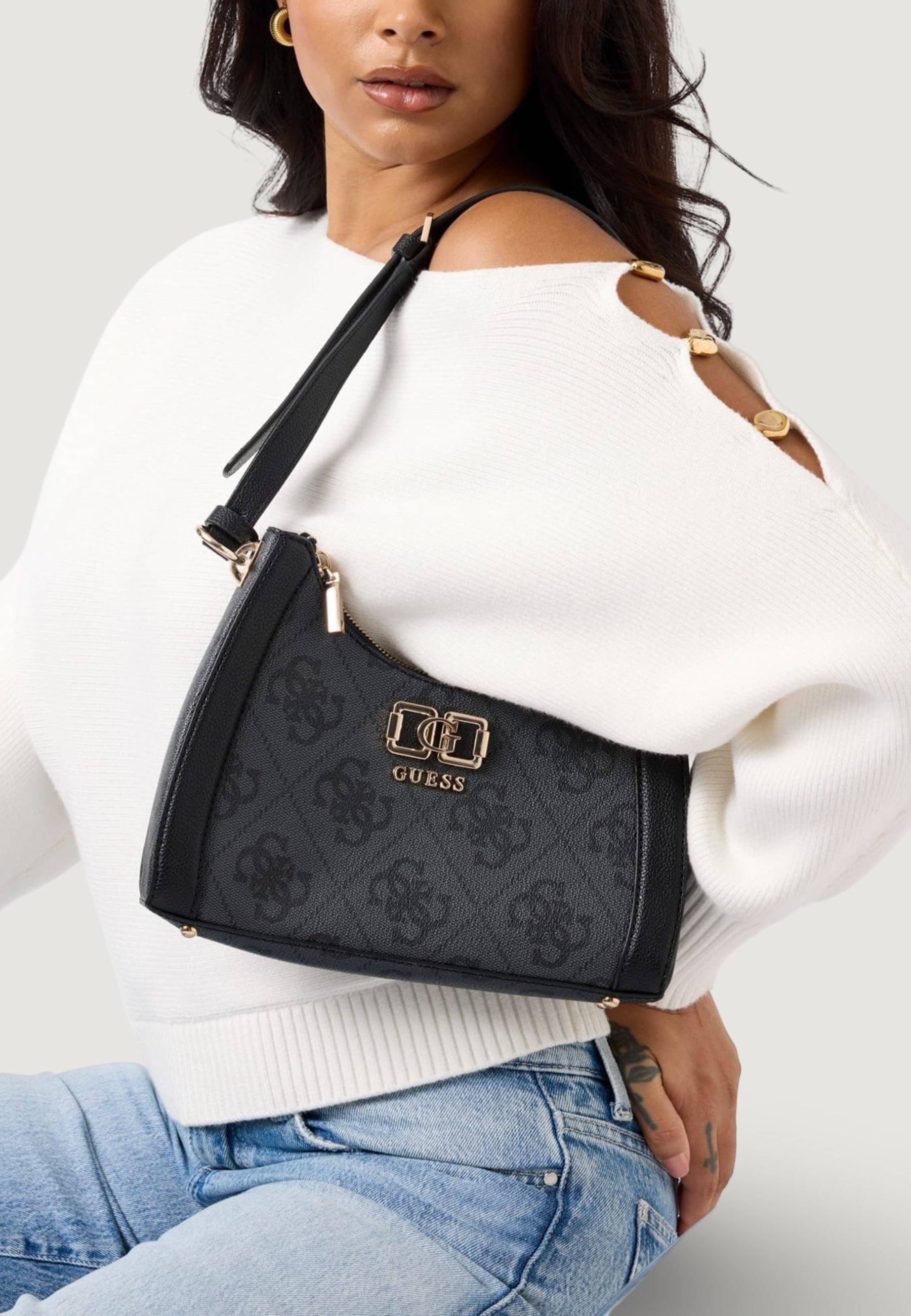 Borsa Guess KARNILLA LOGO SHOULDER BAG