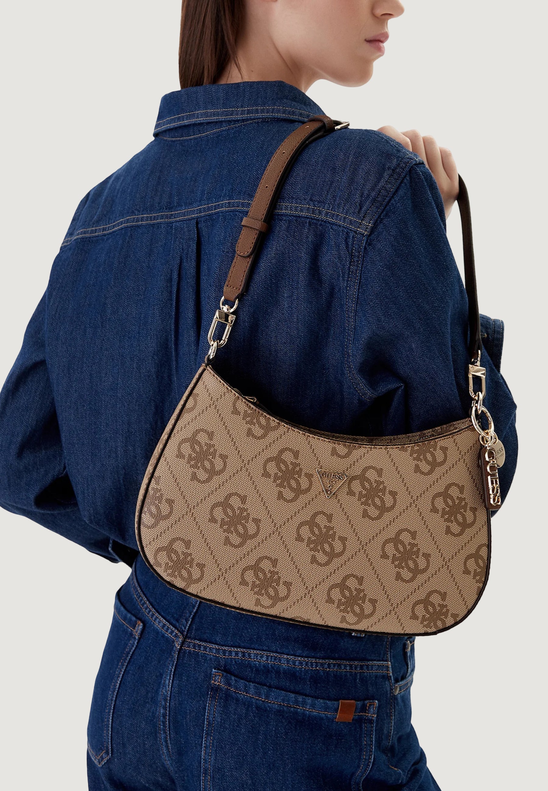 Borsa Guess NOELLE II TOP ZIP SHOULDER BAG