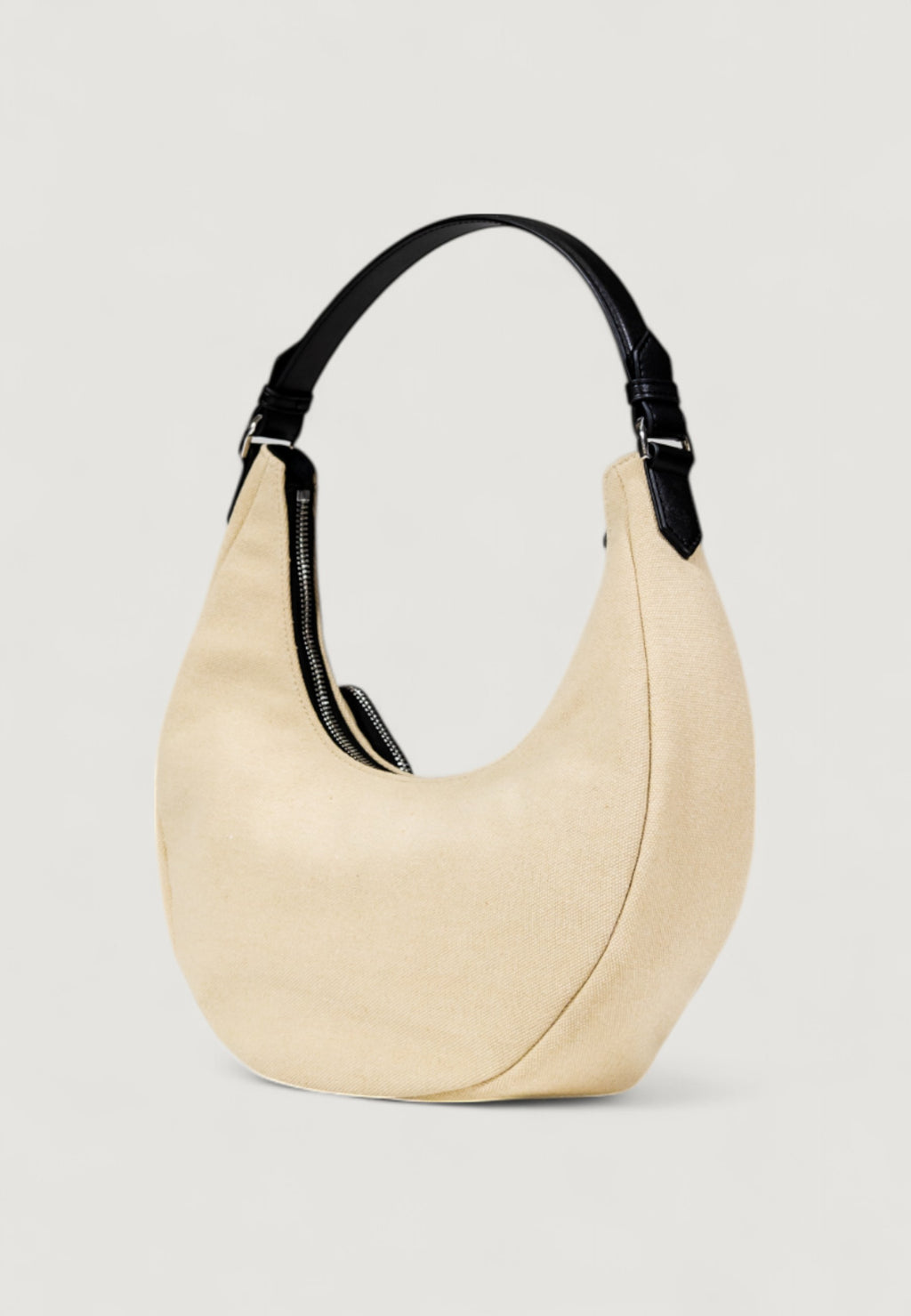 Borsa Karl Lagerfeld Jeans KLJ CANVAS MIXED HALFMOON BAG