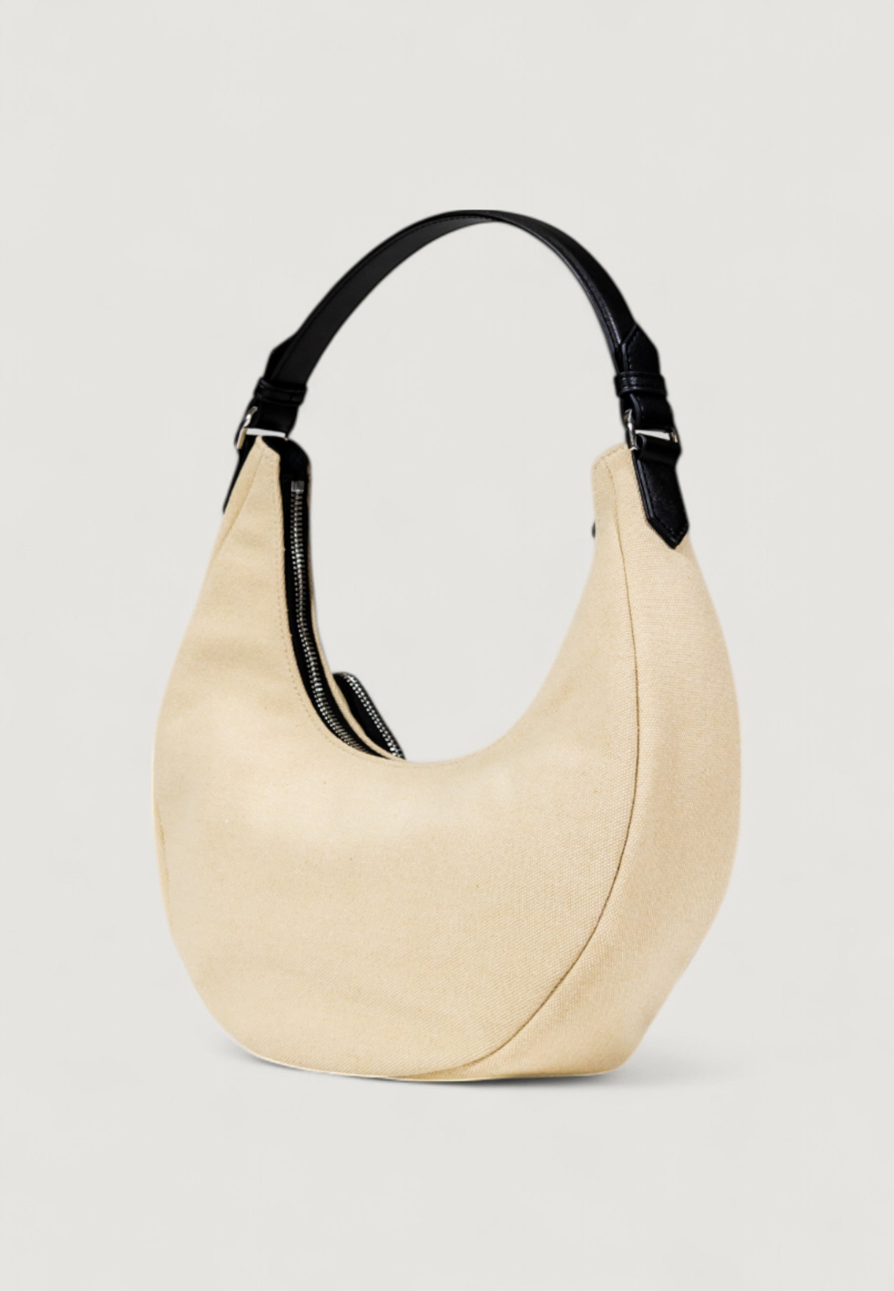 Borsa Karl Lagerfeld Jeans KLJ CANVAS MIXED HALFMOON BAG