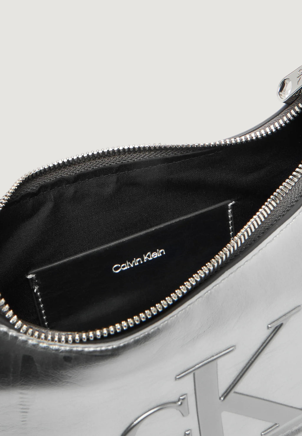 Borsa Calvin Klein BOLD CK METALLIC SHOULDER BAG