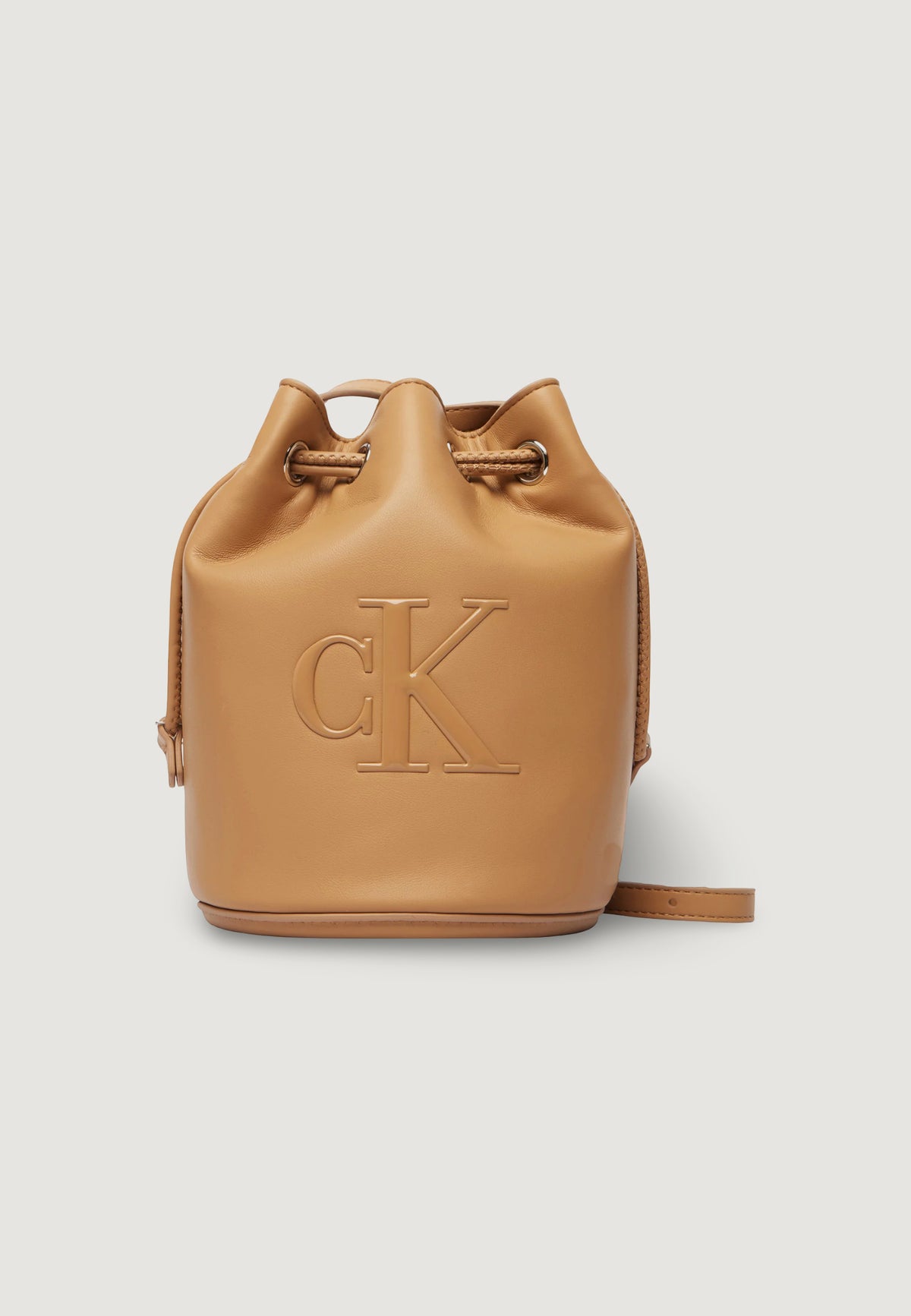 Borsa Calvin Klein BOLD CK SMALL BUCKET BAG