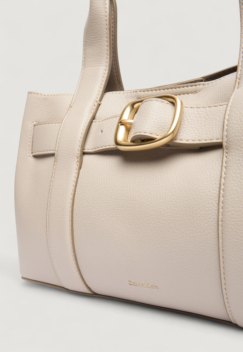 Borsa Calvin Klein BUCKLE MINI TOTE WITH STRAP