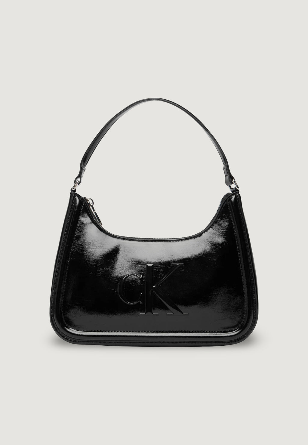 Borsa Calvin Klein BOLD CK METALLIC SHOULDER BAG