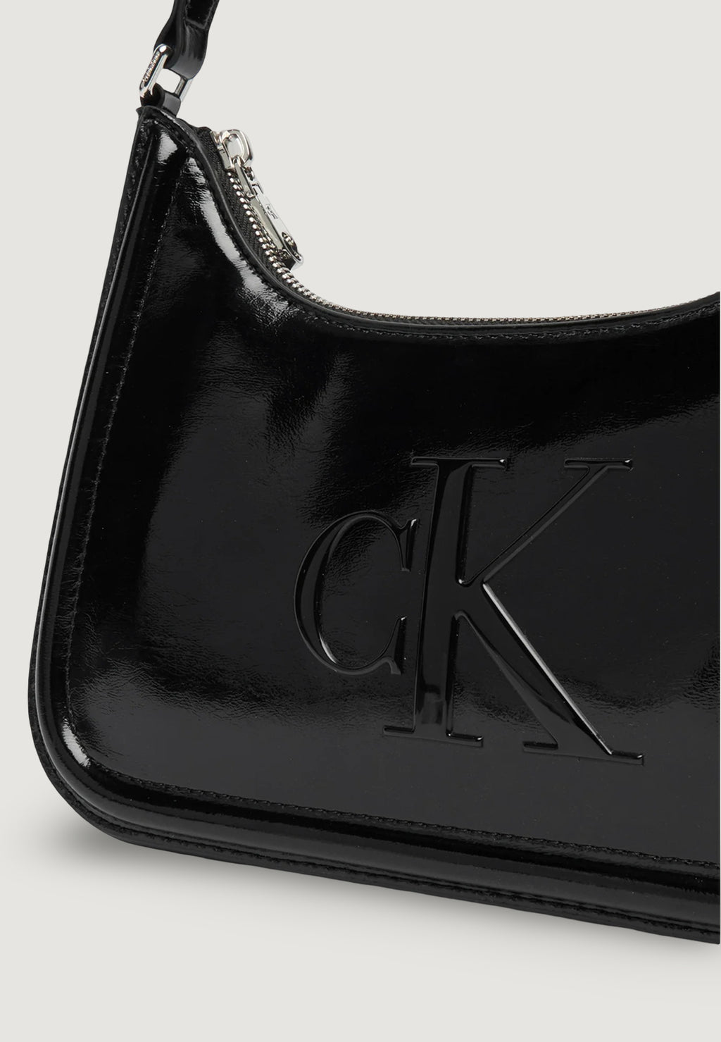 Borsa Calvin Klein BOLD CK METALLIC SHOULDER BAG