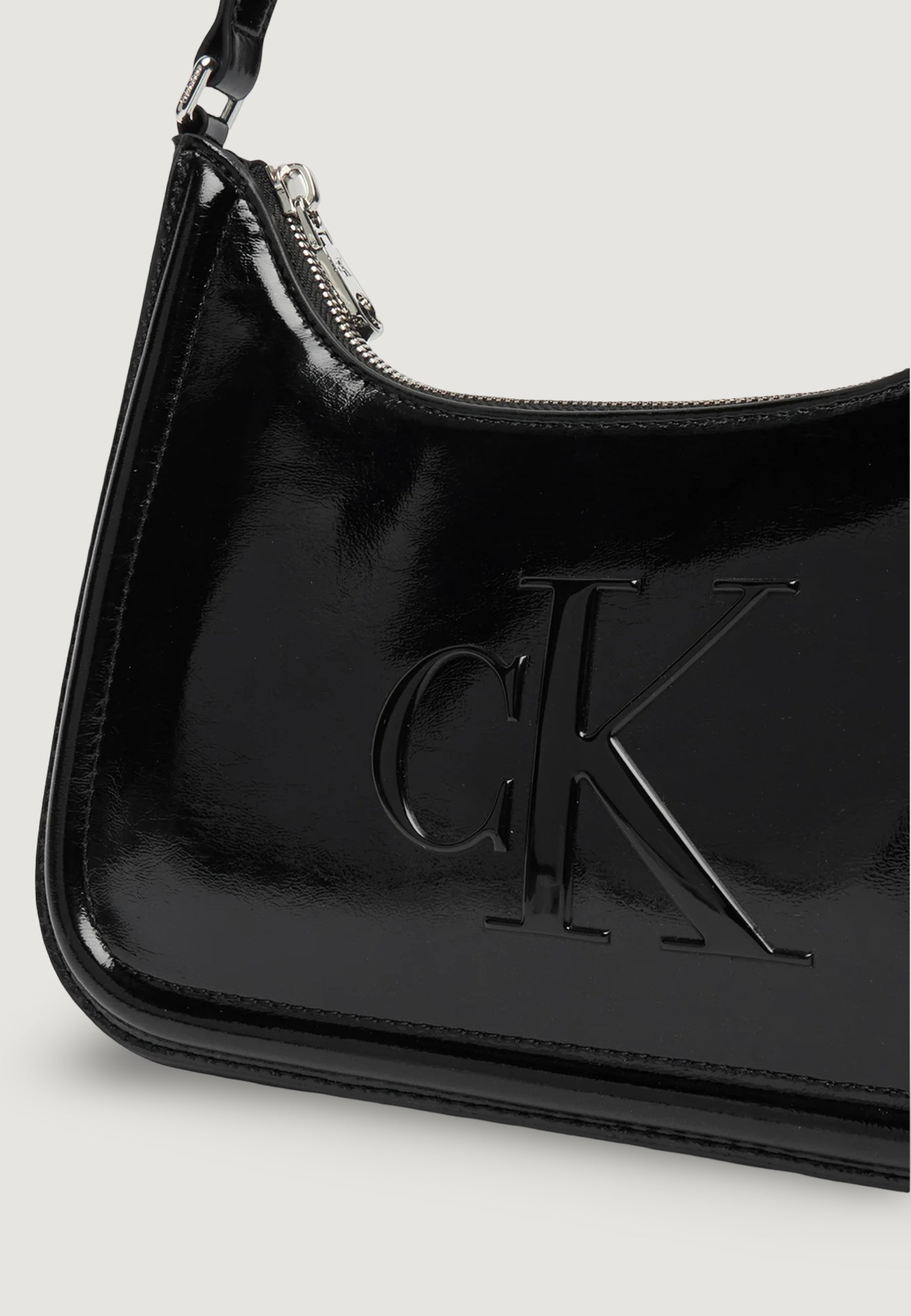 Borsa Calvin Klein BOLD CK METALLIC SHOULDER BAG