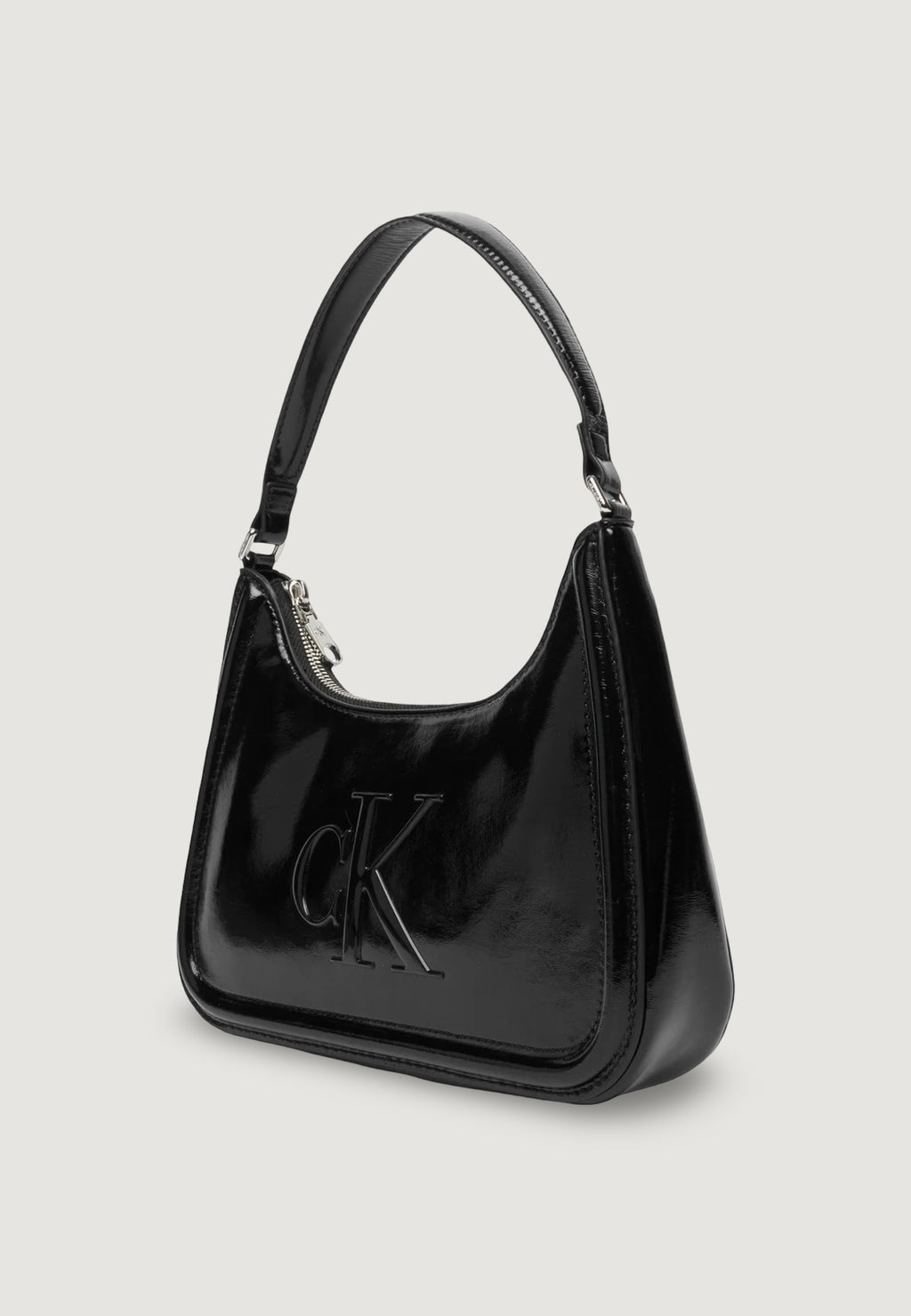 Borsa Calvin Klein BOLD CK METALLIC SHOULDER BAG