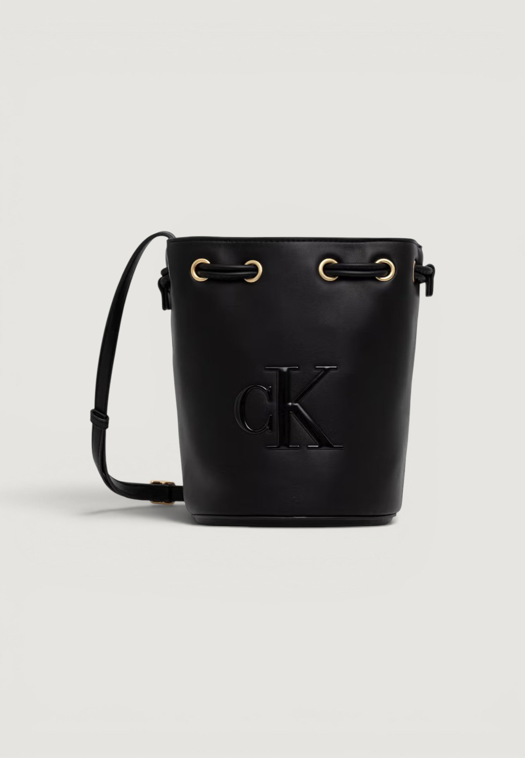 Borsa Calvin Klein BOLD CK SMALL BUCKET BAG