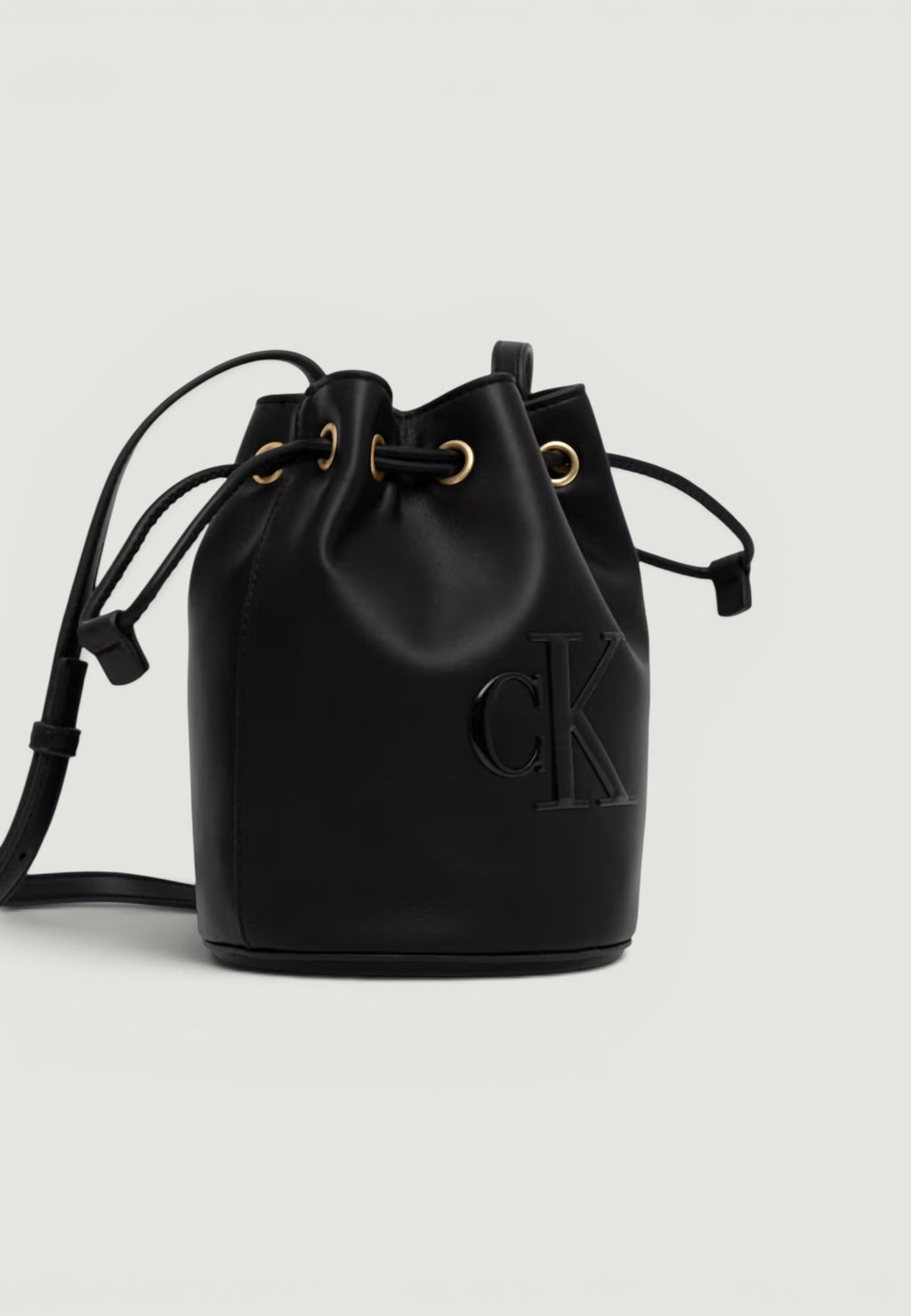 Borsa Calvin Klein BOLD CK SMALL BUCKET BAG