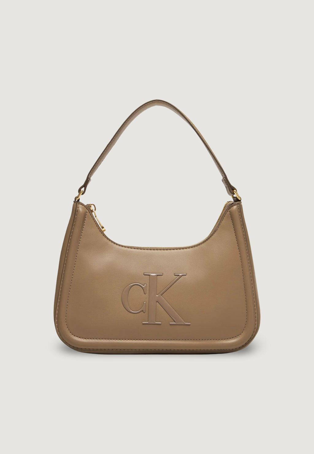Borsa Calvin Klein RAISED CK SMALL SHOULDER BAG