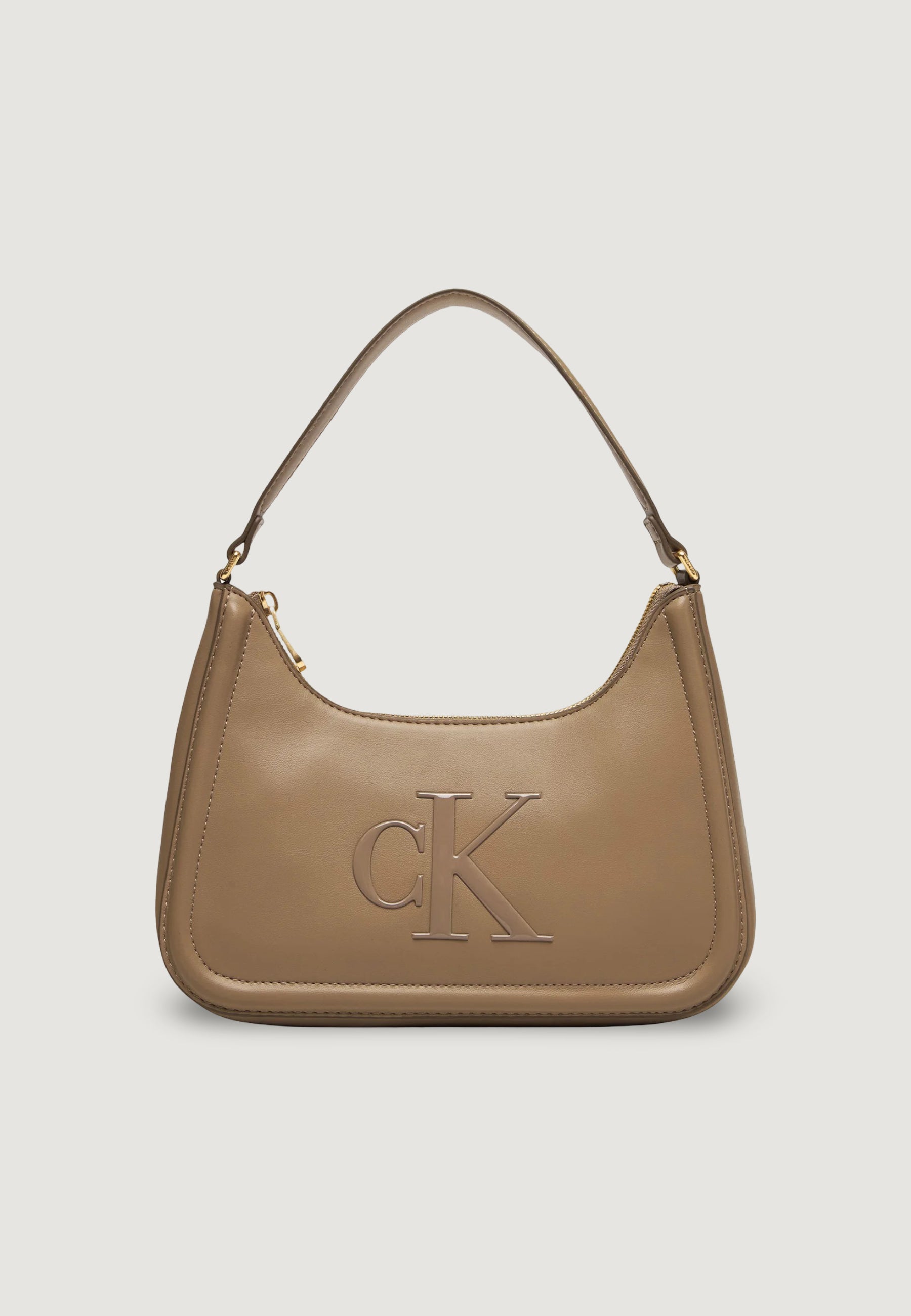Borsa Calvin Klein RAISED CK SMALL SHOULDER BAG