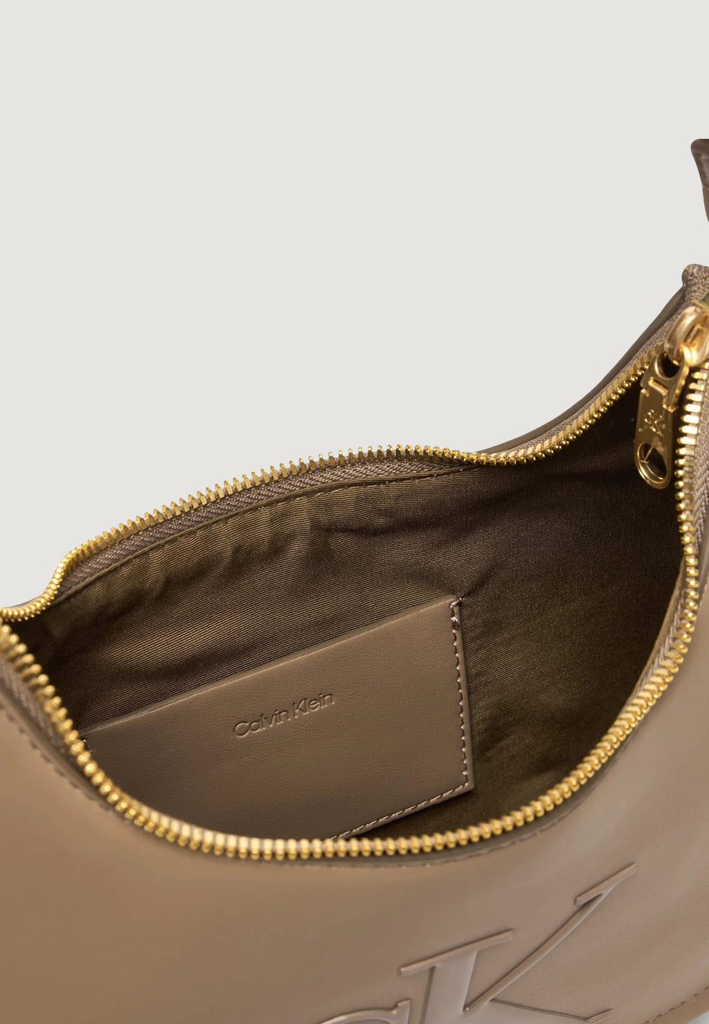 Borsa Calvin Klein RAISED CK SMALL SHOULDER BAG