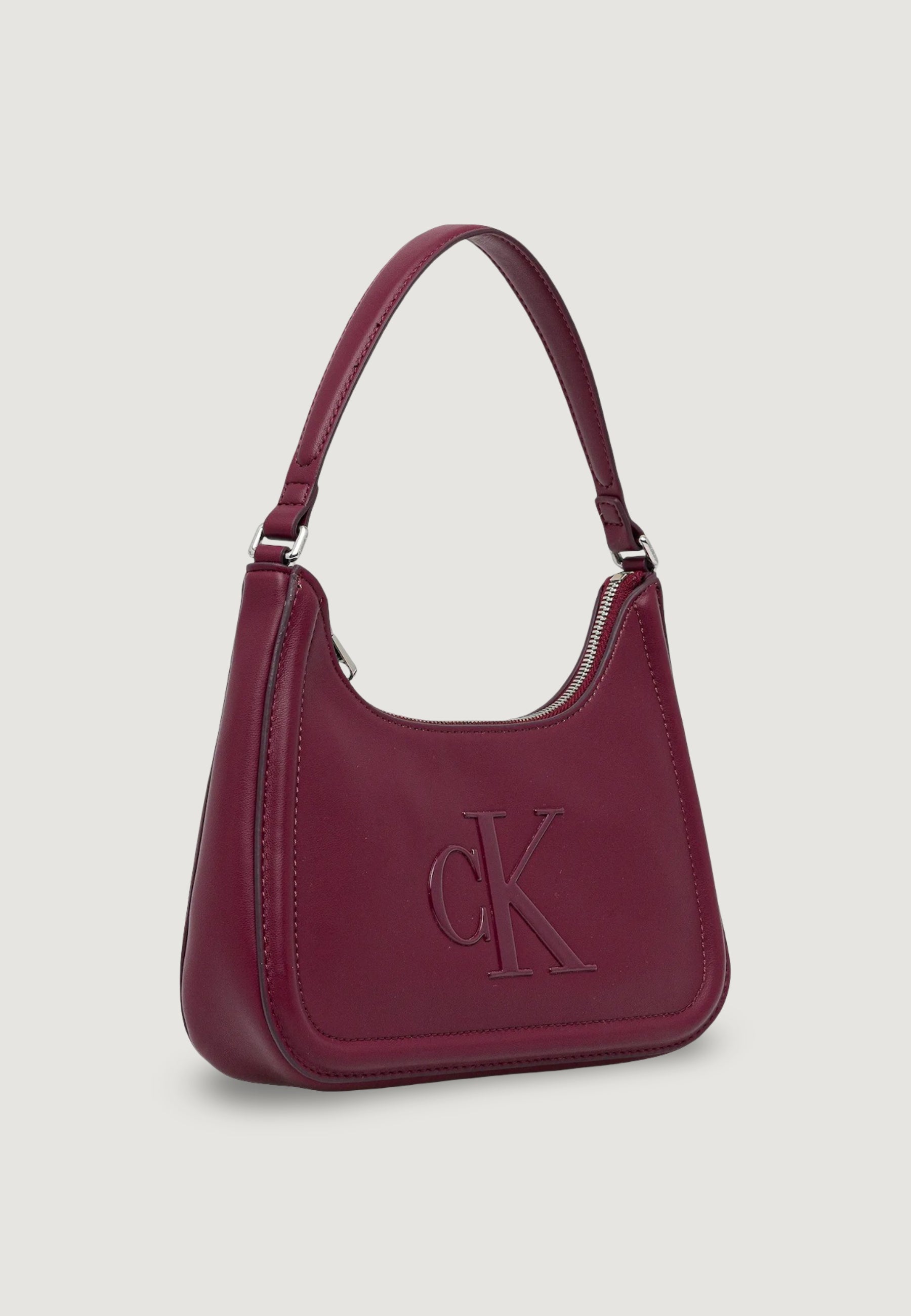 Borsa Calvin Klein RAISED CK SMALL SHOULDER BAG