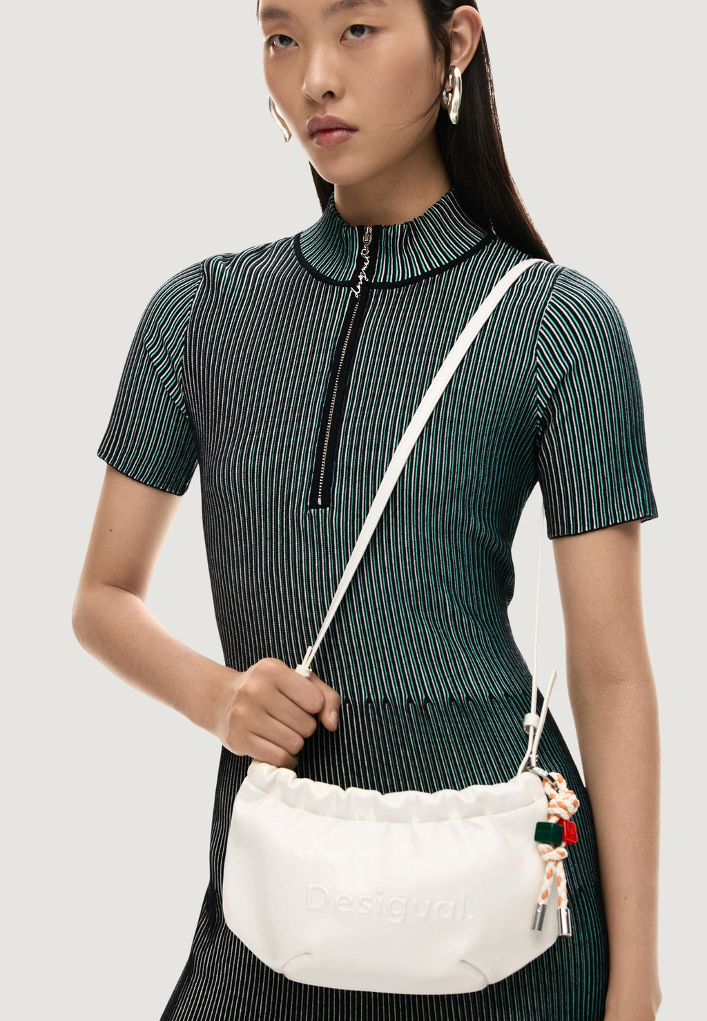 Borsa Desigual MONE_HALF LOGO WAVE