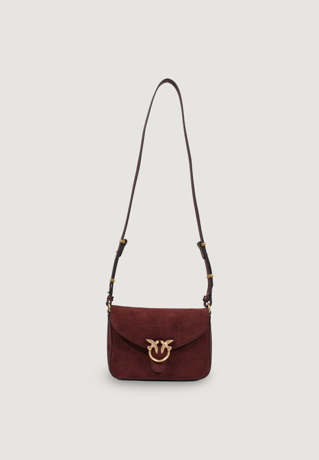 Borsa Pinko LOVE SATCHEL MINI SUEDE