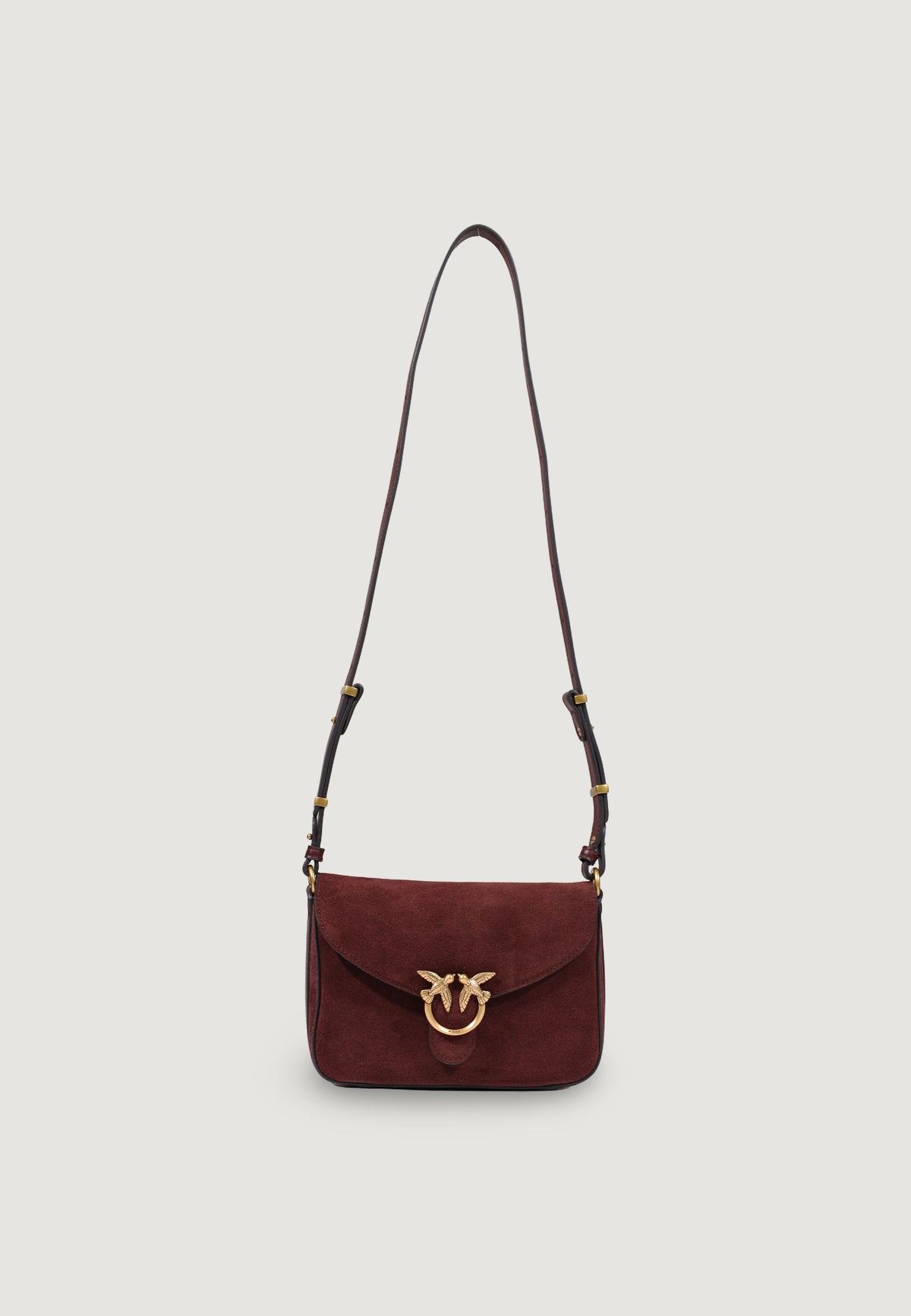 Borsa Pinko LOVE SATCHEL MINI SUEDE