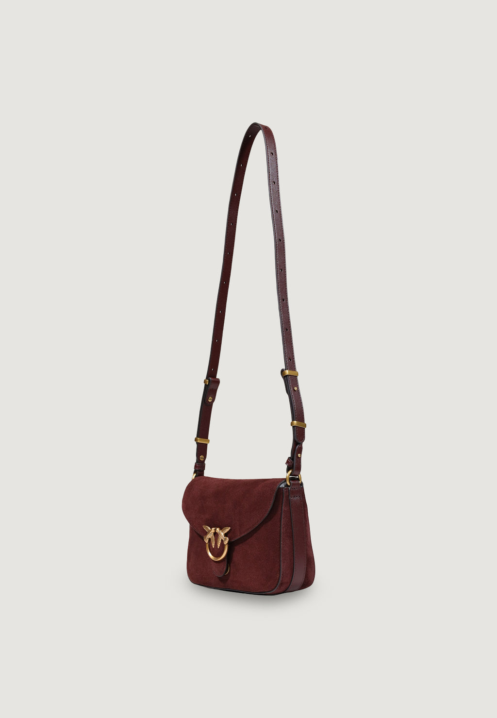 Borsa Pinko LOVE SATCHEL MINI SUEDE