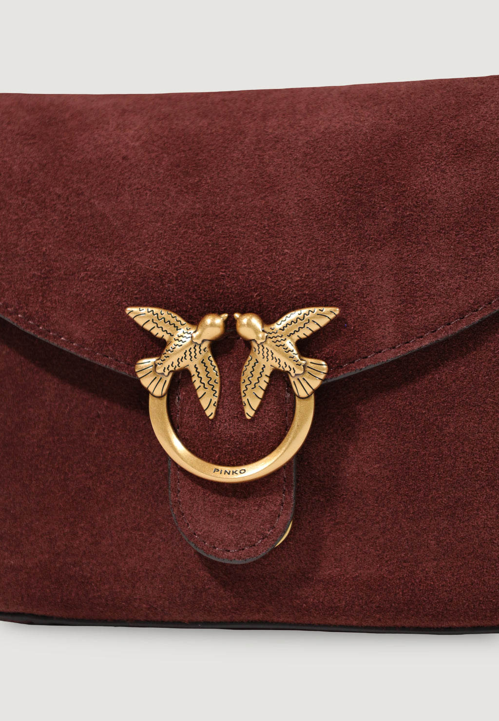 Borsa Pinko LOVE SATCHEL MINI SUEDE