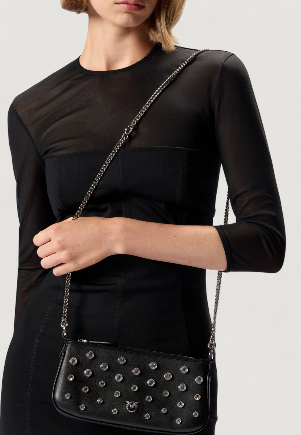 Borsa Pinko HALF MOON BAGUETTE MINI C