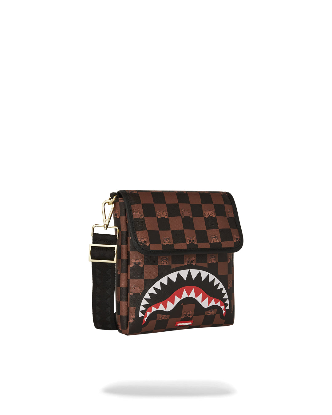 Borsa Sprayground PEEKING CHARACTER CHECK MESSENGER SLING