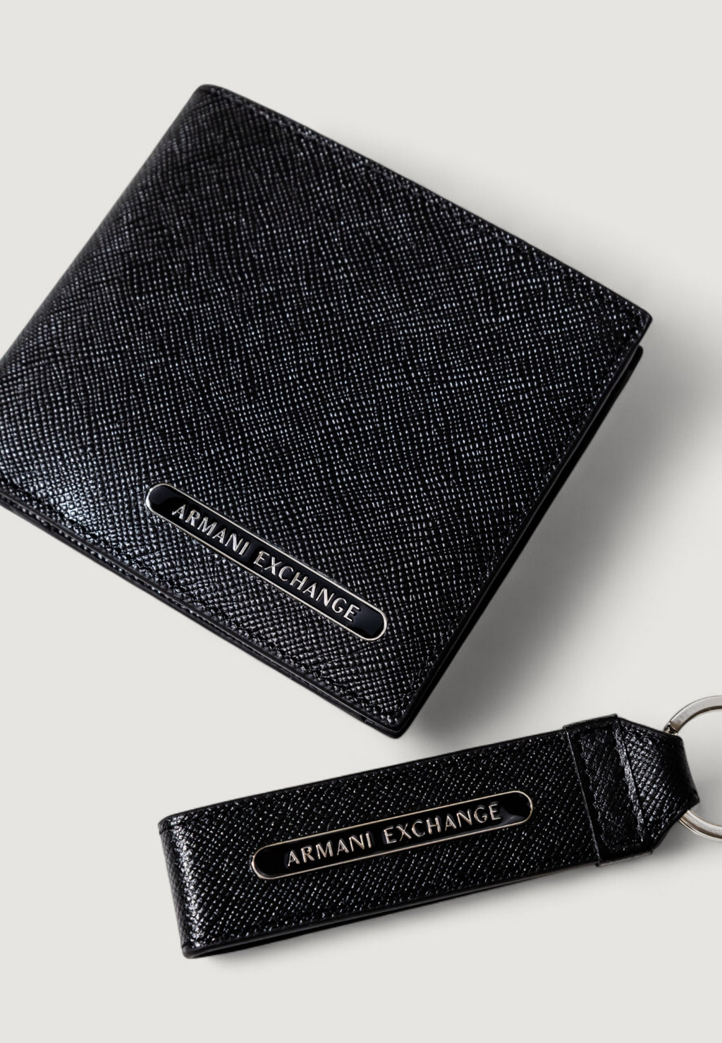 Box portafoglio + accessorio Armani Exchange SMALL LEATHER GOODS SET