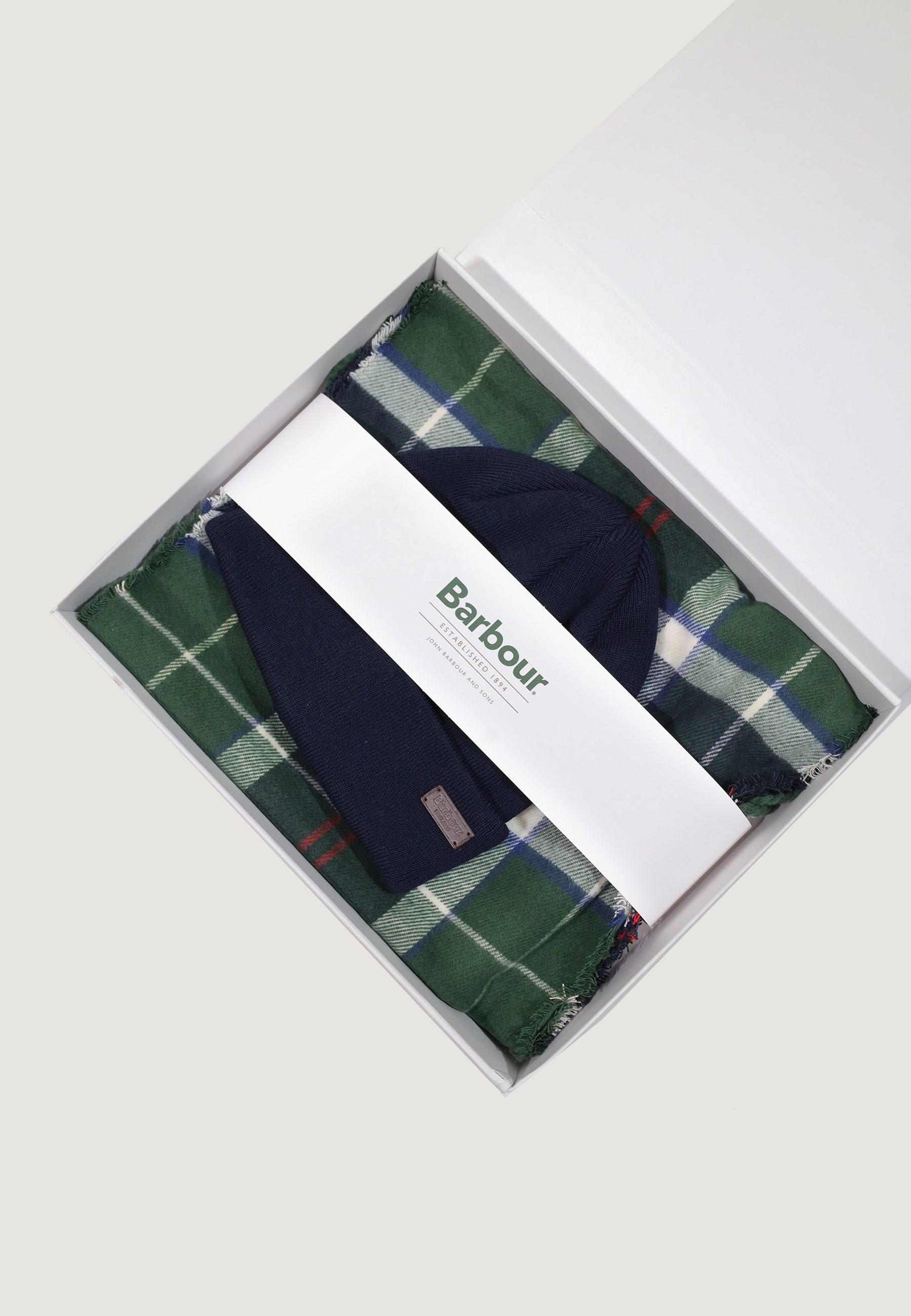 Box sciarpa e cappello Barbour SWINTON & GALINGALE GIFT SET