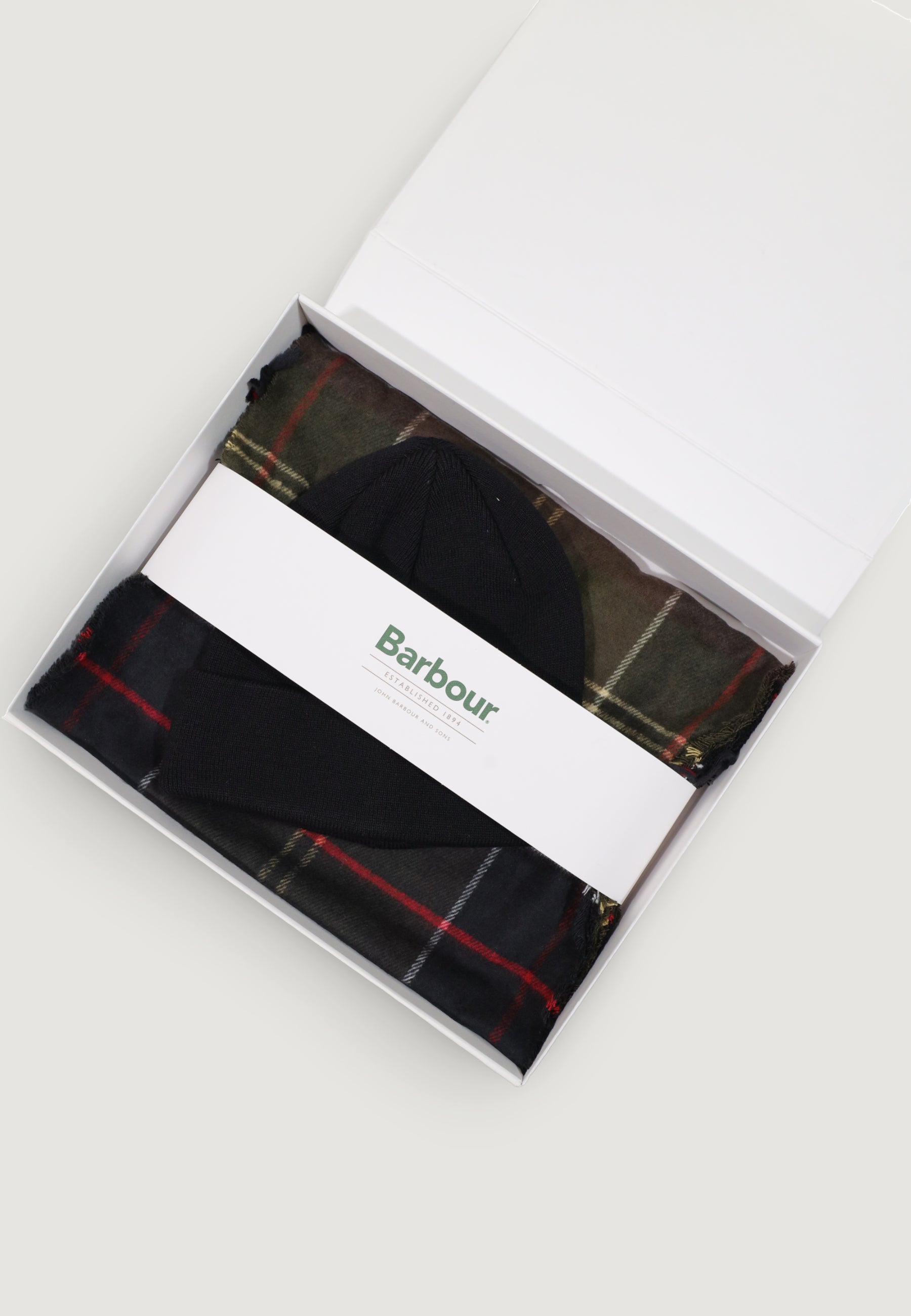 Box sciarpa e cappello Barbour SWINTON & GALINGALE GIFT SET