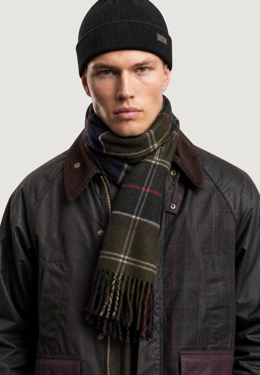 Scarf and hat box Barbour SWINTON & GALINGALE GIFT SET