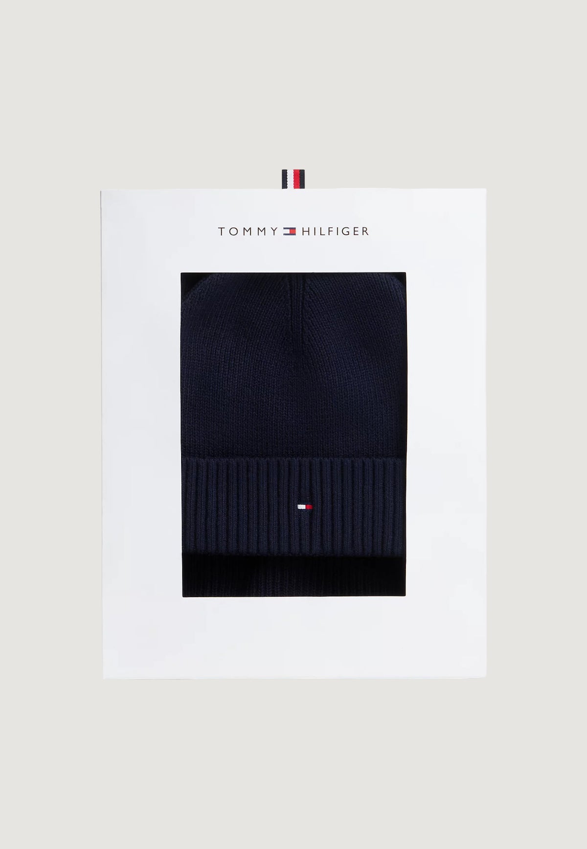 Box sciarpa e cappello Tommy Hilfiger TH FLAG BEANIE AND SCARF