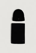 Box sciarpa e cappello Tommy Hilfiger TH FLAG BEANIE & SCARF GP