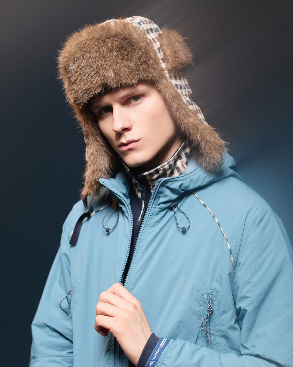Cappello alla pescatora Aquascutum Active LAMINA PILOT HAT