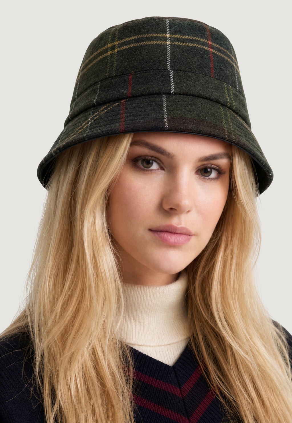 Bucket Barbour HEIDI TARTAN SPORTS HAT
