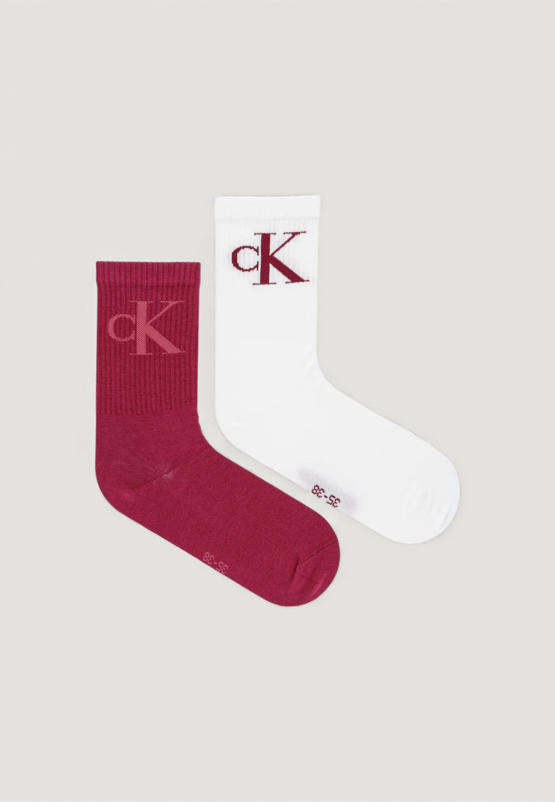 Calzini Calvin Klein Jeans CKJ WOMEN SOCK 2P MONOGRAM