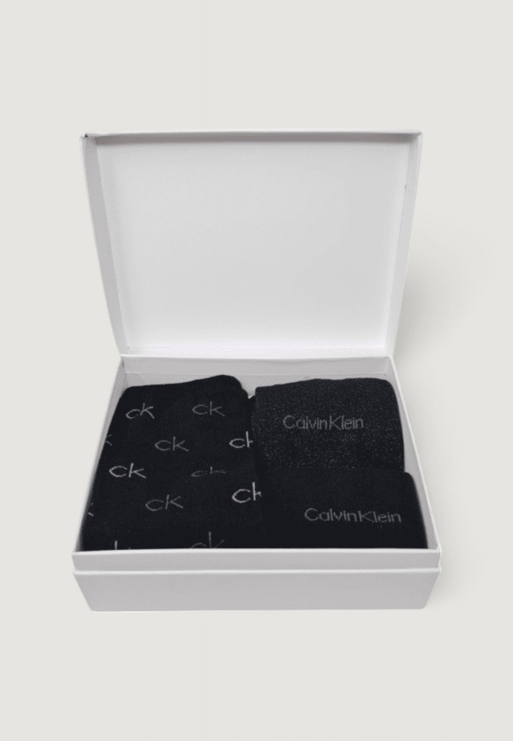 Calzini Calvin Klein SOCK 3P LUREX LOGO GI