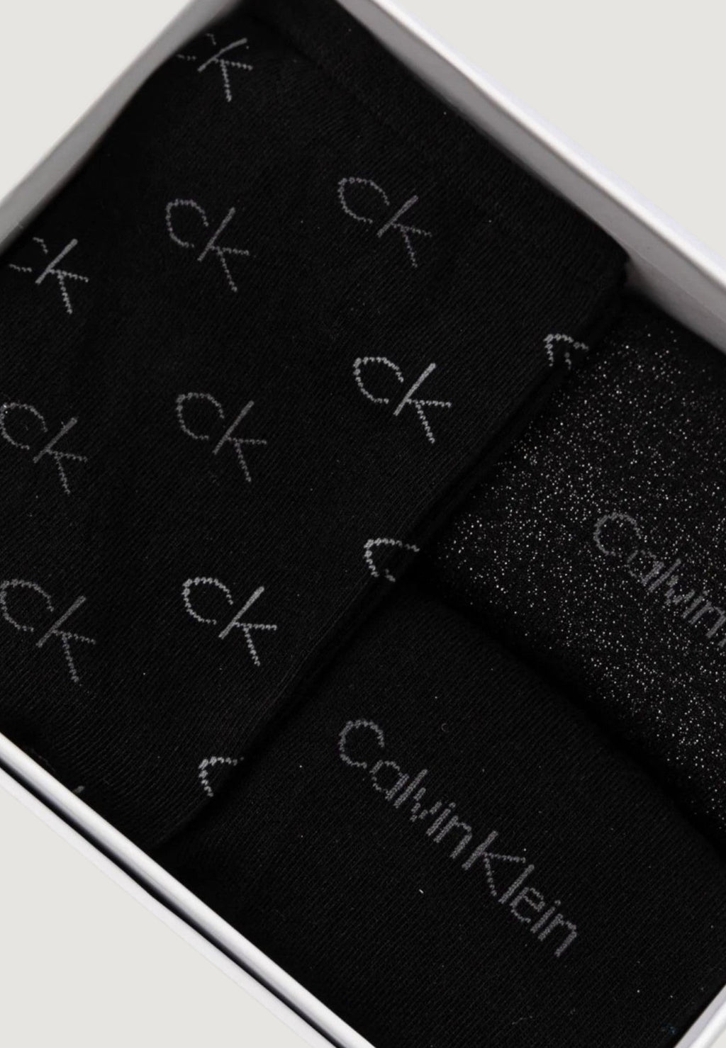 Calzini Calvin Klein SOCK 3P LUREX LOGO GI
