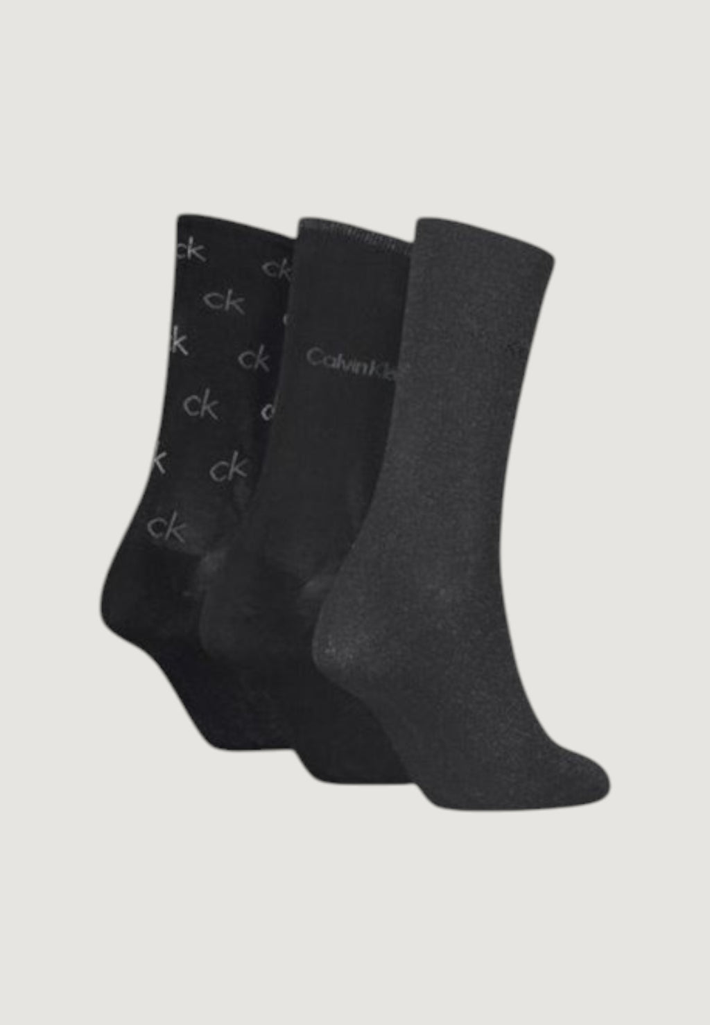 Calzini Calvin Klein SOCK 3P LUREX LOGO GI