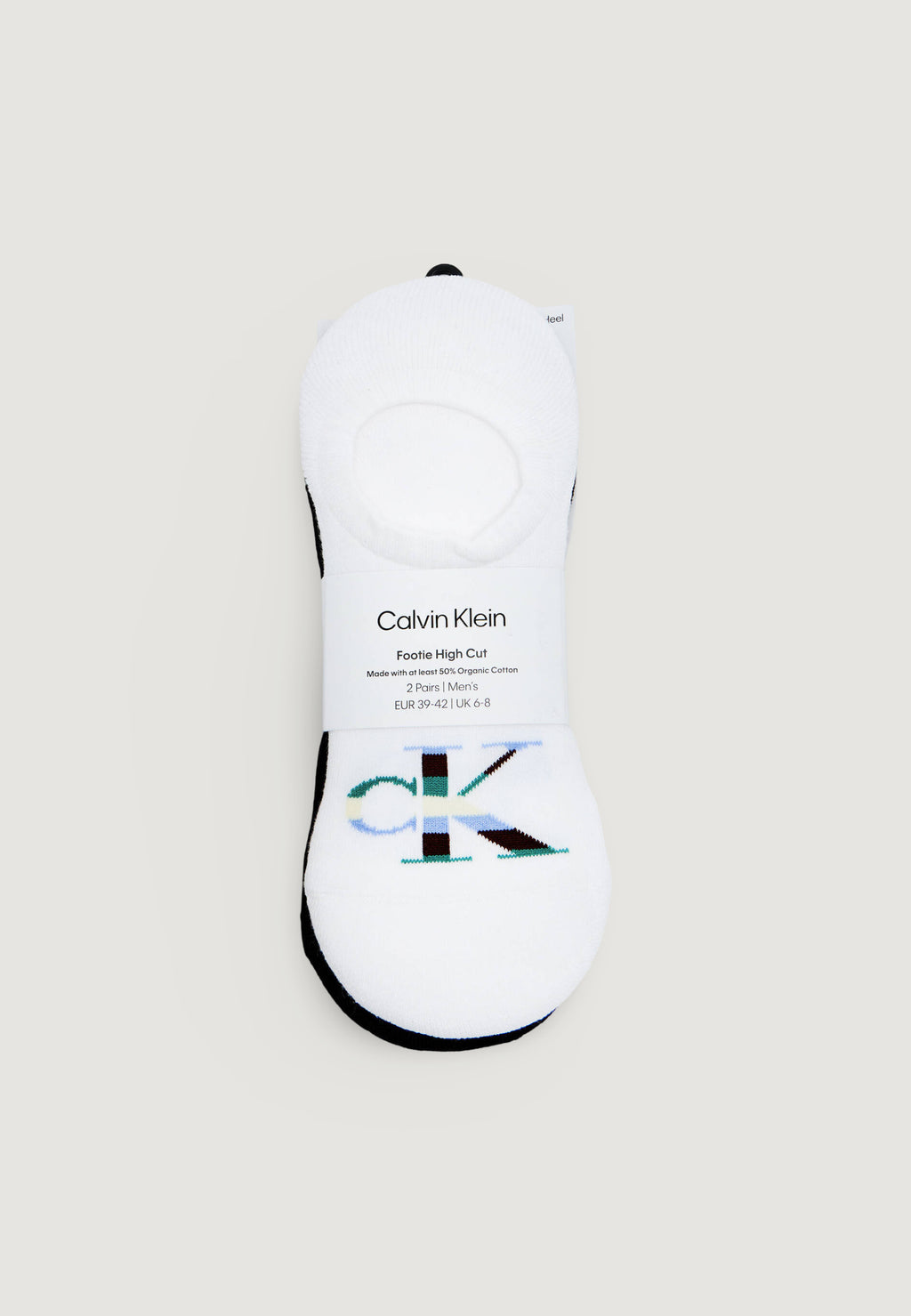 Calzini corti Calvin Klein Jeans CKJ MEN FOOTIE HIGH CUT 2P MONOGR