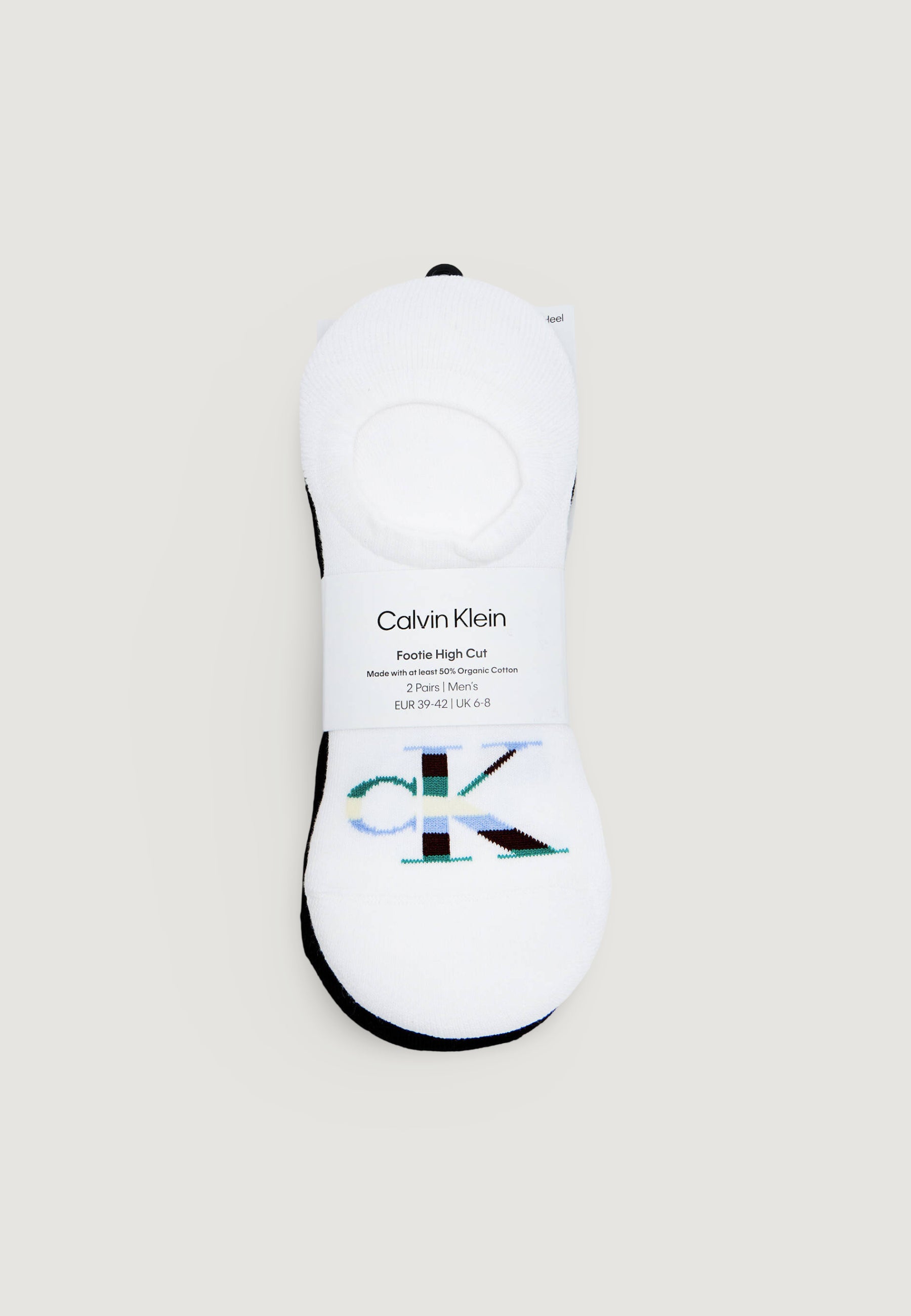 Calzini corti Calvin Klein Jeans CKJ MEN FOOTIE HIGH CUT 2P MONOGR