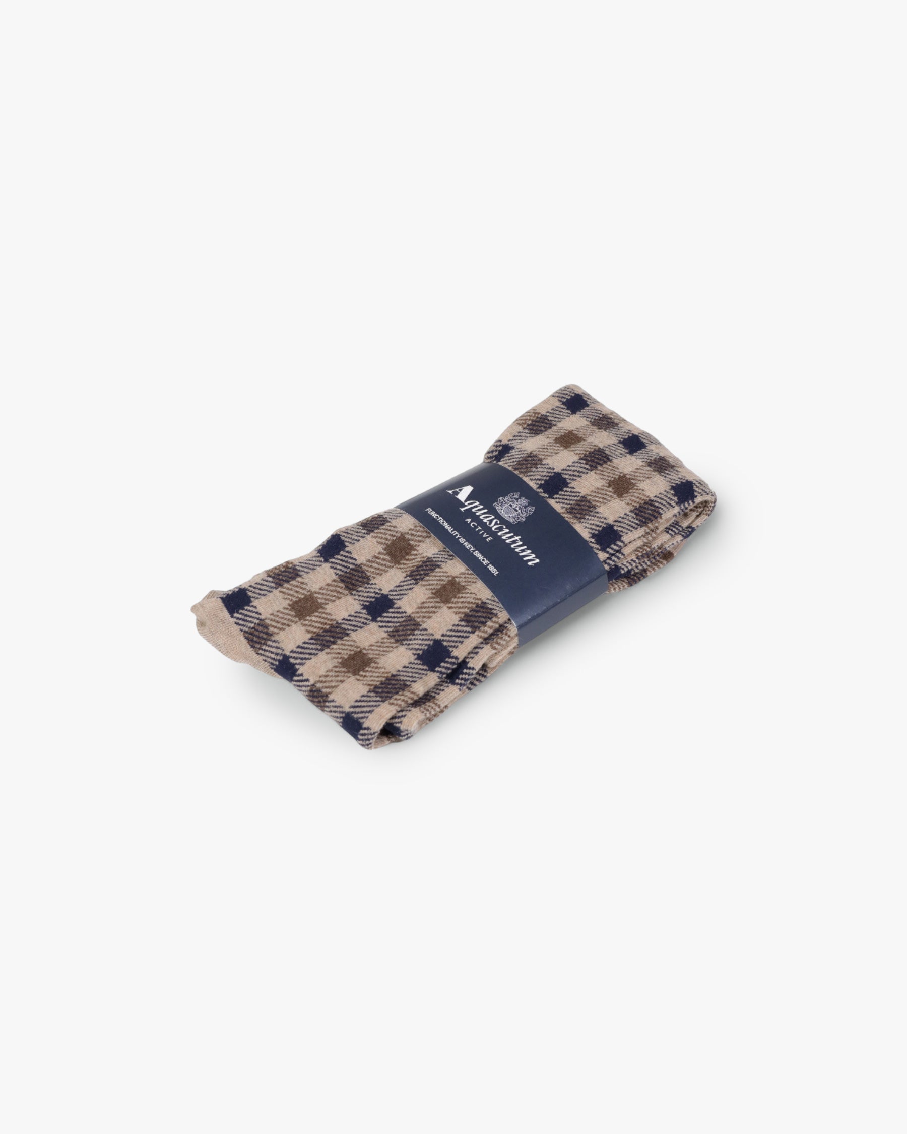 Knee high socks Aquascutum Active ACTIVE CLUB CHECK SOCKS